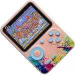 Portable retro handheld gaming console with built in classic games