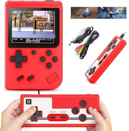 500 in 1 retro handheld gaming console with controller and accessories